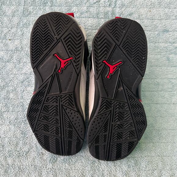 Air Jordan True Flight 343795-100 Black White Red Size 5Y (W 6.5 / M 5) - Picture 5 of 11